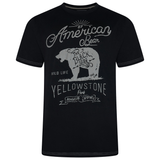 KAM American Bear Print T-Shirt