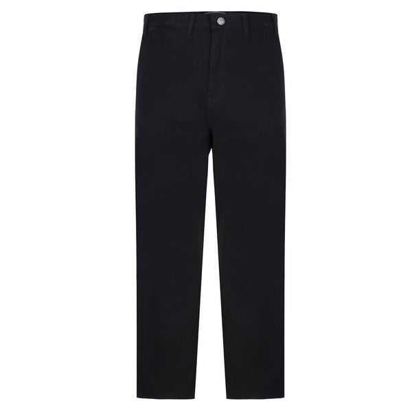KAM Chino Stretch Trousers - Black
