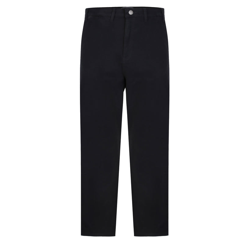 KAM Chino Stretch Trousers - Black