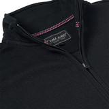 KAM Zip Thru Jaquard Sweat Top