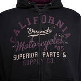 KAM California Zip Thru Hoody