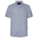 KAM Mens Geo Print Shirt