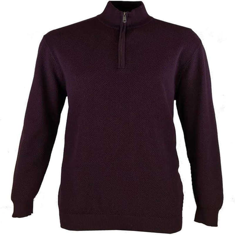 Espionage Half Zip Cotton Jumper