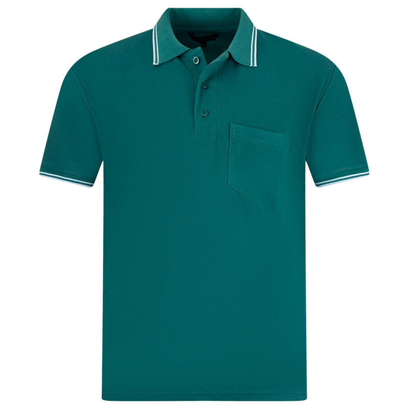 Charles Norton Short Sleeve Plain Polo Shirt