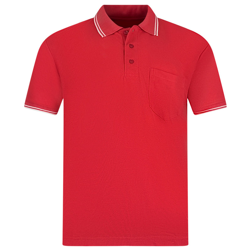 Charles Norton Short Sleeve Plain Polo Shirt