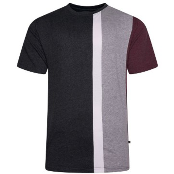 KAM Vertical Stripe T shirt