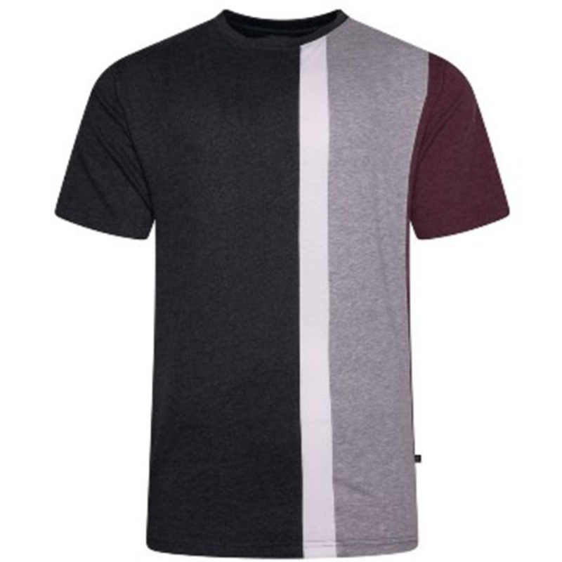 KAM Vertical Stripe T shirt