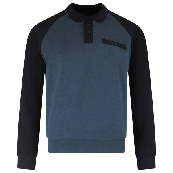 Charles Norton Raglan Polo Sweatshirt