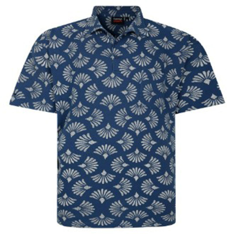Espionage Shell Print Polo Shirt