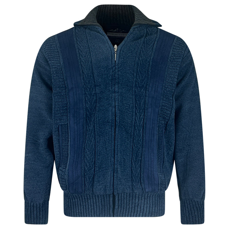 Charles Norton Full Zip Chenille Cardigan