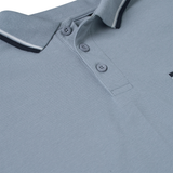 KAM Tipped Collar Polo Shirt