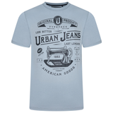 KAM Urban Jeans Print T-Shirt