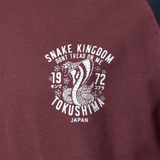 KAM Snake Kingdom Graphic Raglan T-Shirt
