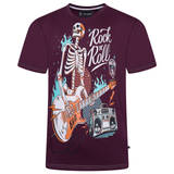 KAM Rock N Roll Print T-Shirt