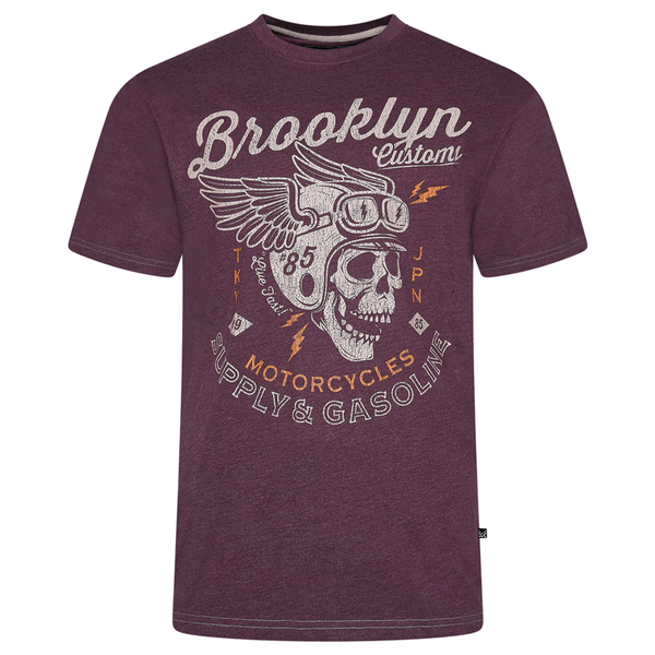KAM Brooklyn themed Print T shirt