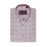 KAM Short Sleeve Premium Geo Print Shirt