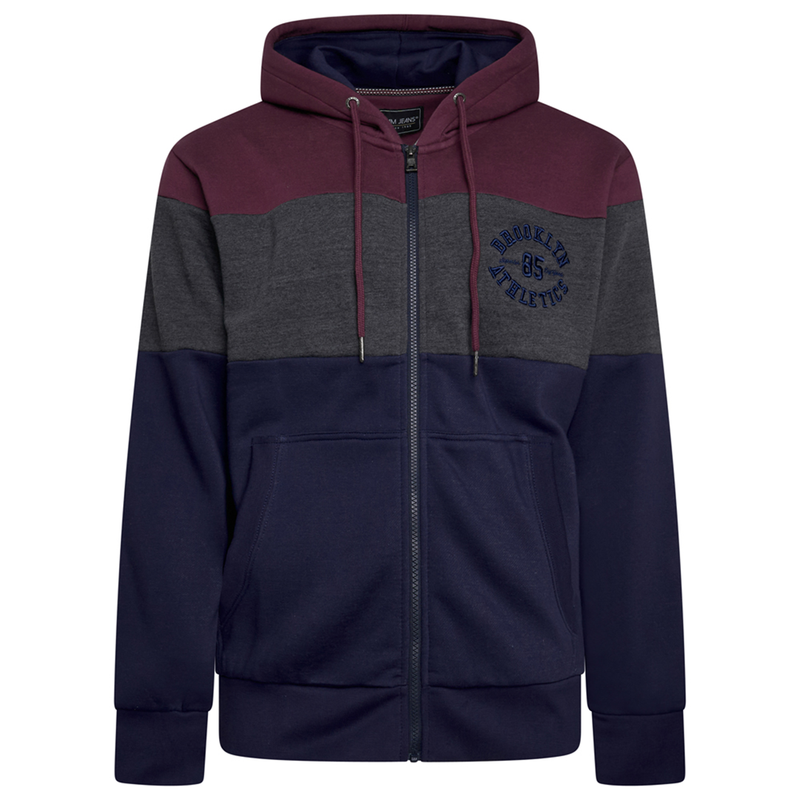 KAM Cut & Saw Brooklyn Zip Thru Hoody