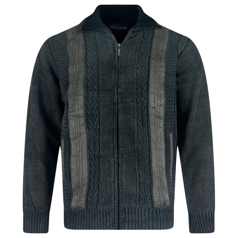 Charles Norton Full Zip Chenille Cardigan