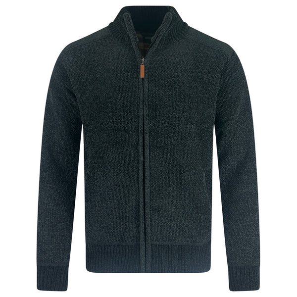 Charles Norton Full Zip Fleece Lined Sweater