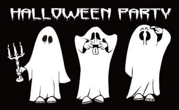 5ft x 3ft Halloween Party Flag