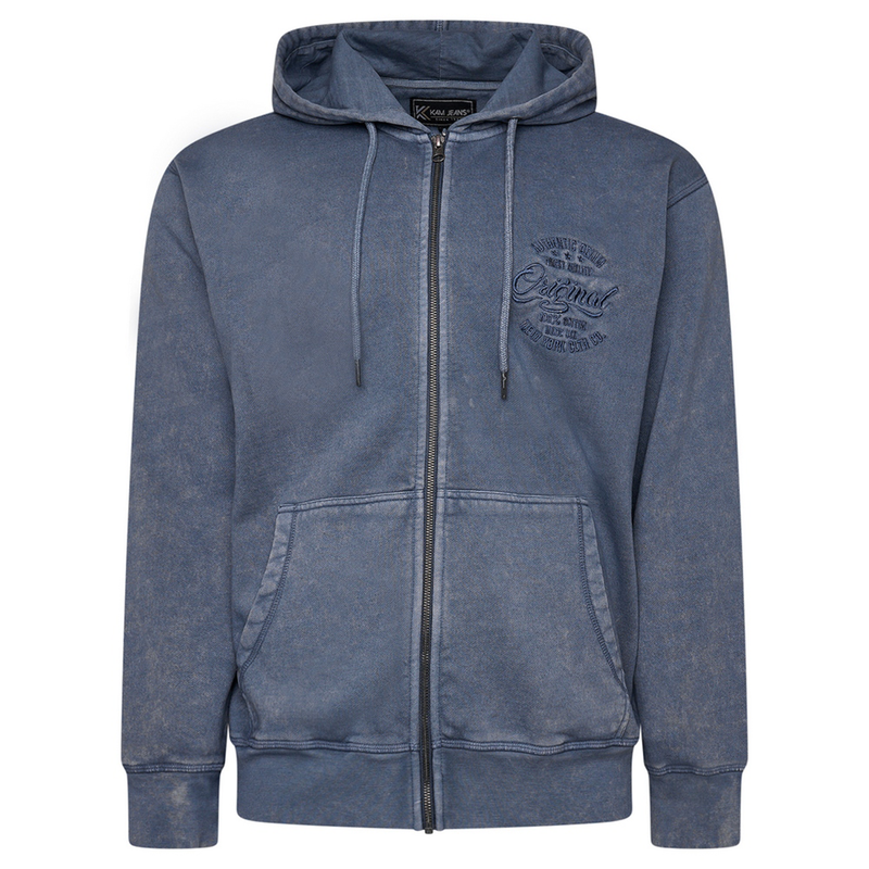 KAM Full Zip Cotton Hoodie