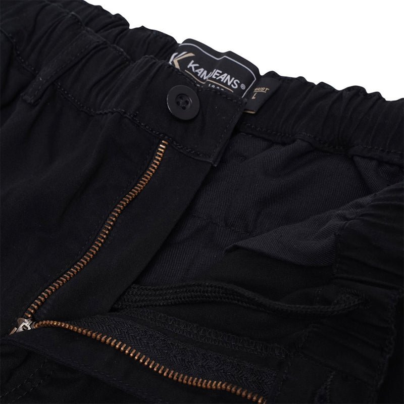 KAM Elasticated Cargo Shorts