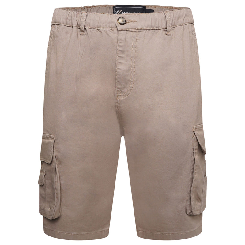 KAM Elasticated Cargo Shorts