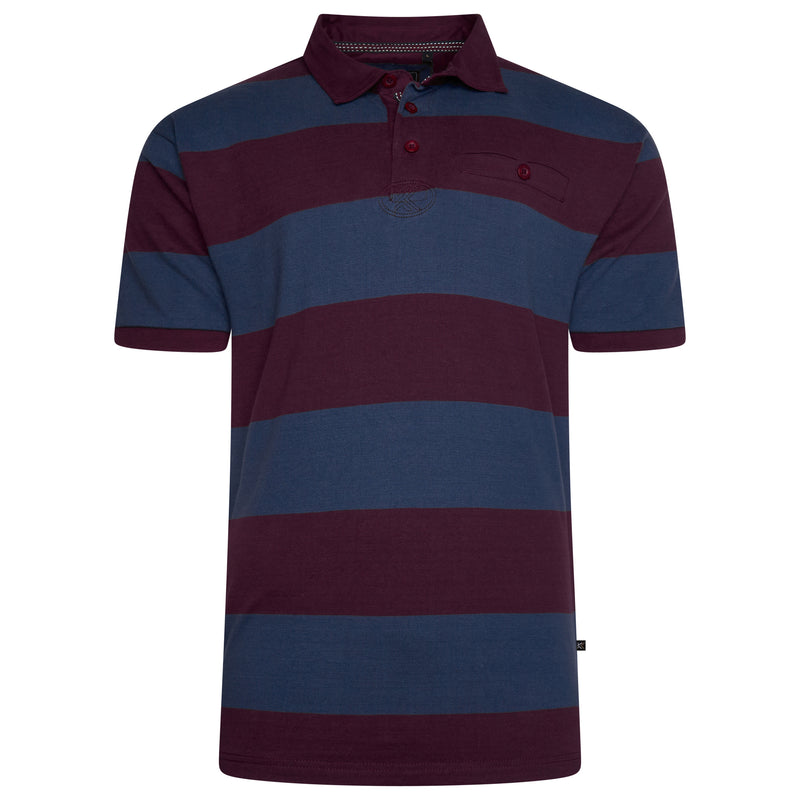 KAM Polo Stripe Rugby Shirt