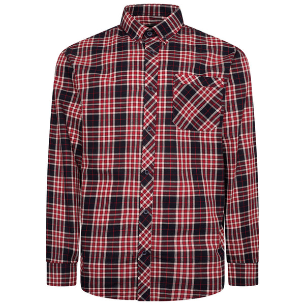 KAM Long Sleeve Check Shirt 6301