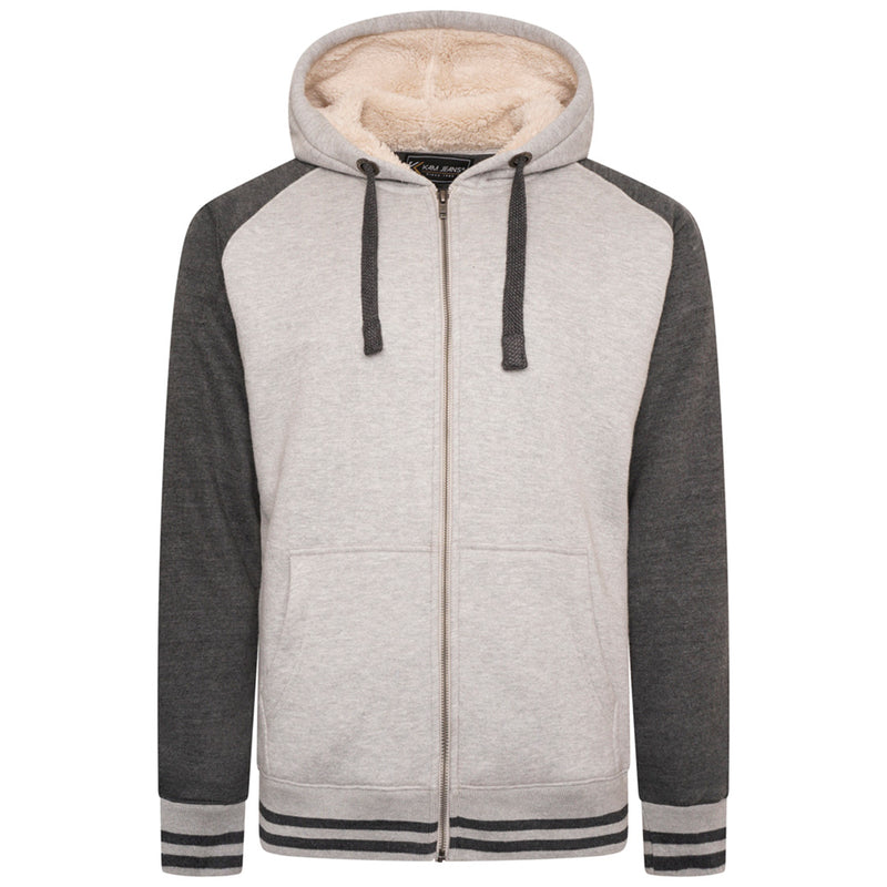 KAM Raglan Sherpa Hoody