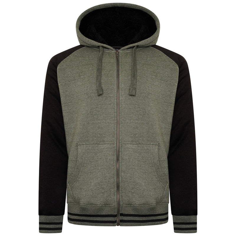 KAM Raglan Sherpa Hoody