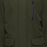 KAM Long Quilted Soft Shell Coat