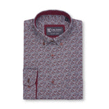 KAM Premium Geo Print Shirt