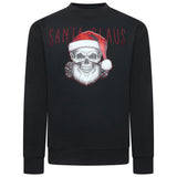 KAM Xmas Skull Santa Print Sweater