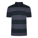 KAM Rugby Polo Short Sleeve Shirt Striped
