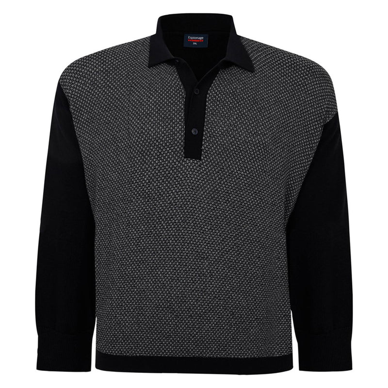 Espionage Knitted Polo Top