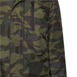 KAM Camo Print Quilted Coat