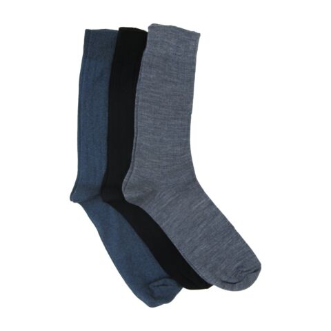 Short Lambswool Socks (3 Pack)