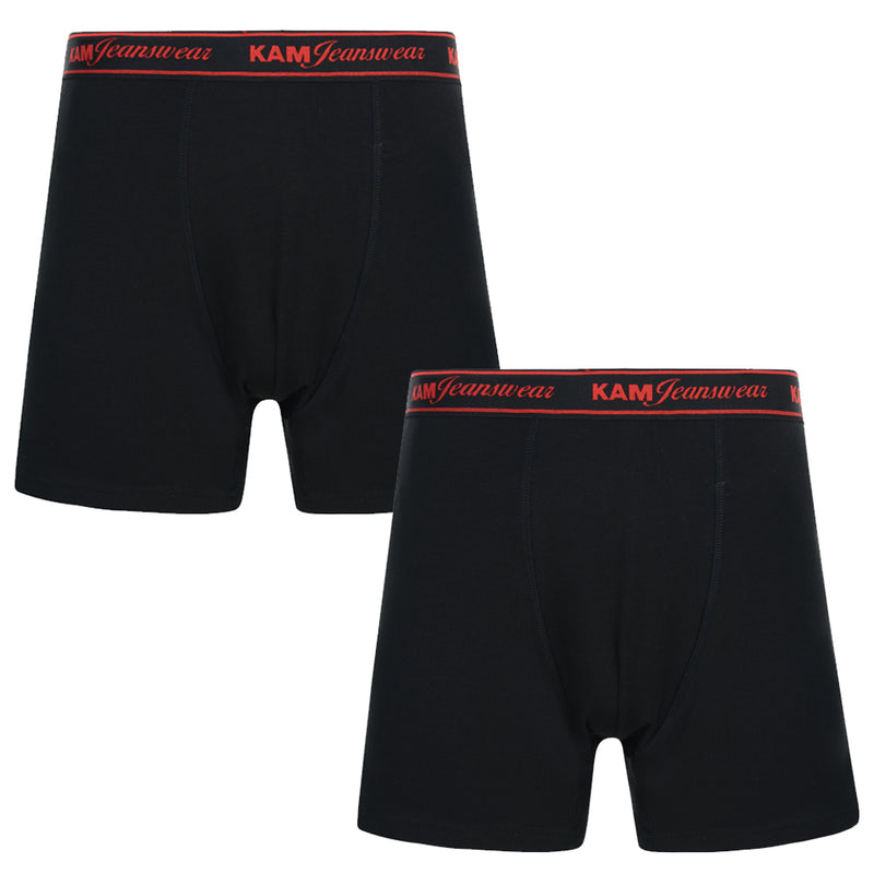 KAM Twin Pack Jersey Boxers