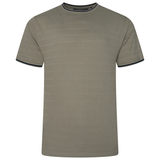 KAM Tipped Texture T-Shirt