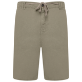 KAM Stretch Cotton/Linen Blend Shorts