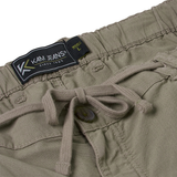 KAM Stretch Cotton/Linen Blend Shorts