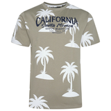 KAM California Palm Print T-Shirt