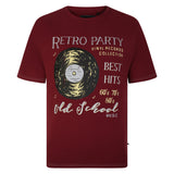 KAM Retro Party Print T-Shirt