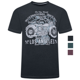 KAM LA Raceway Printed Graphic Marl T-Shirt