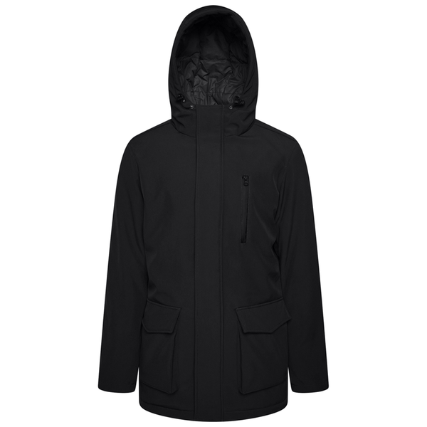 KAM Long Quilted Soft Shell Coat