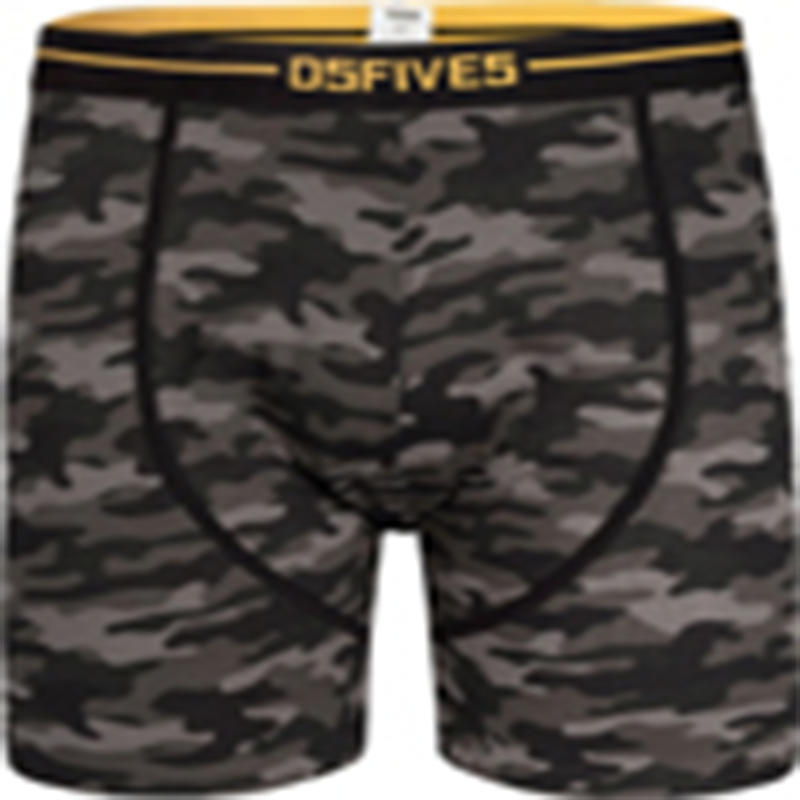 D555 Pack of 3 Cotton Stretch Printed Boxers