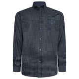 KAM Geo Floral Print Shirt