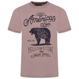 KAM American Bear Print T-Shirt