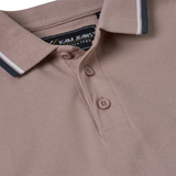 KAM Tipped Collar Polo Shirt
